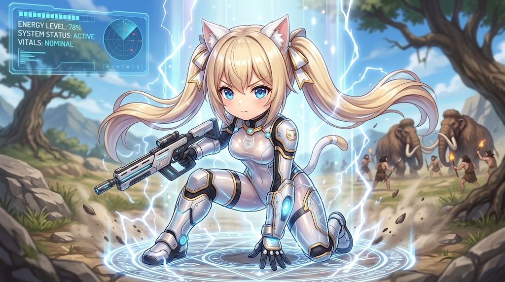 金ツイにゃん。けもぱわin原始時代