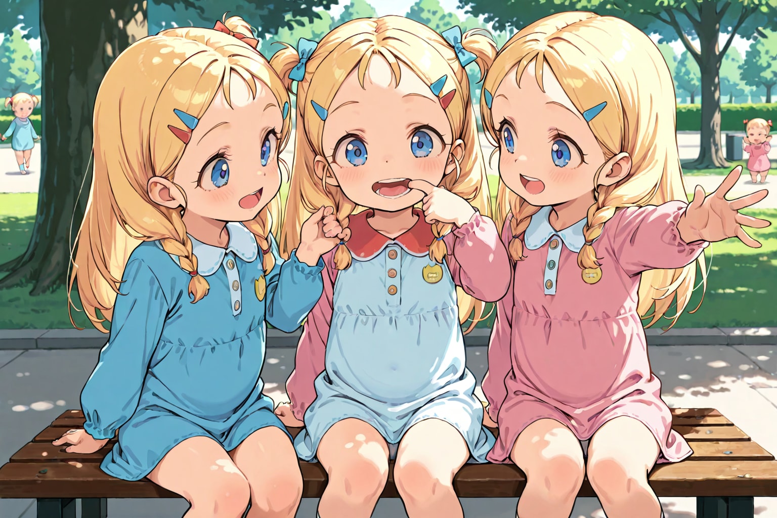 なかよし、みつご！