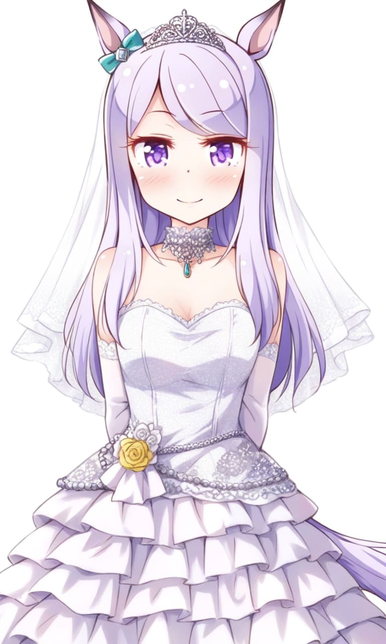 メジロマックイーン ウエディングドレス | の人気AIイラスト・グラビア