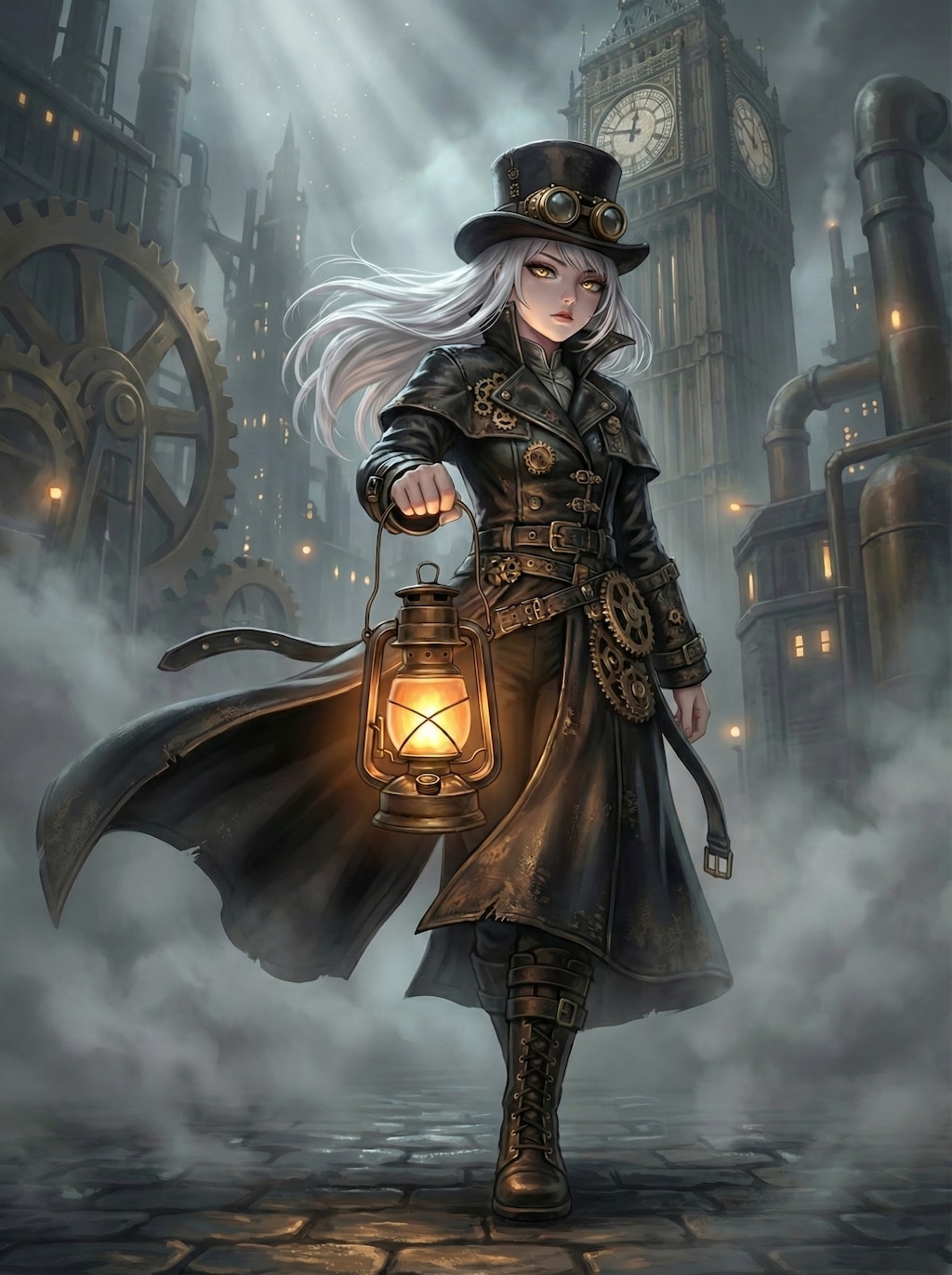 『 霧の都の灯火 』 - The Lamplight of the Foggy City