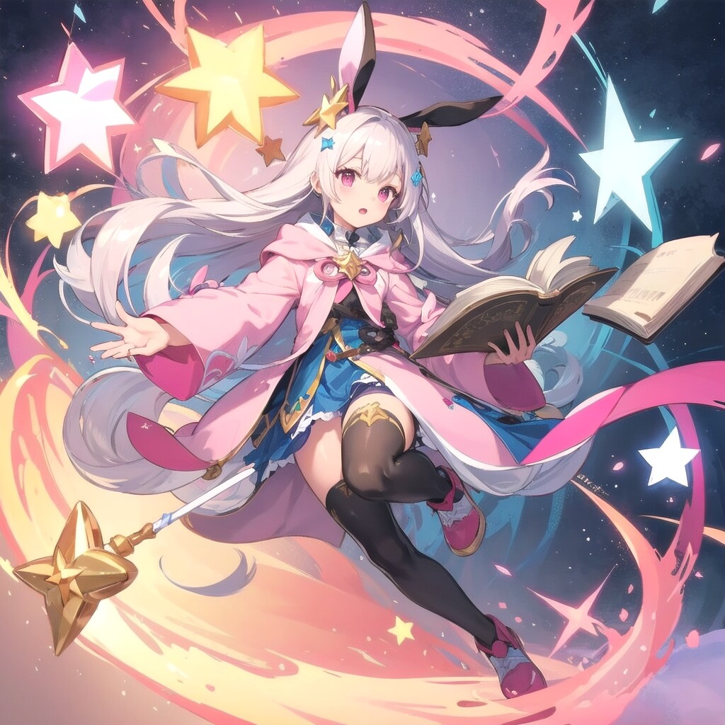 うさ耳魔法使いᕱ⑅ᕱ