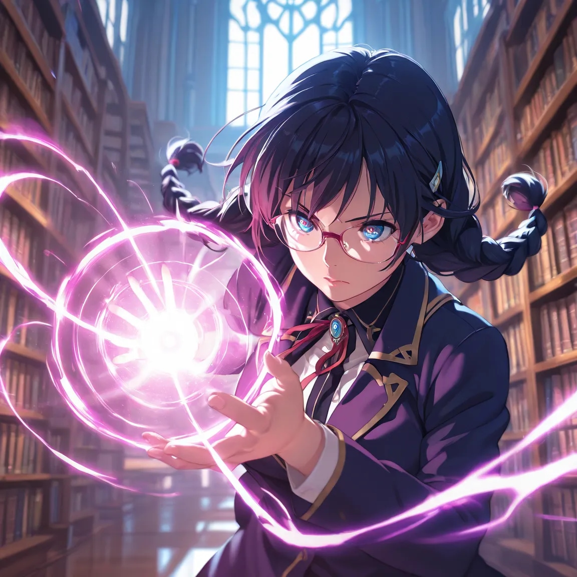 図書館ではお静かに〜 | の人気AIイラスト・グラビア