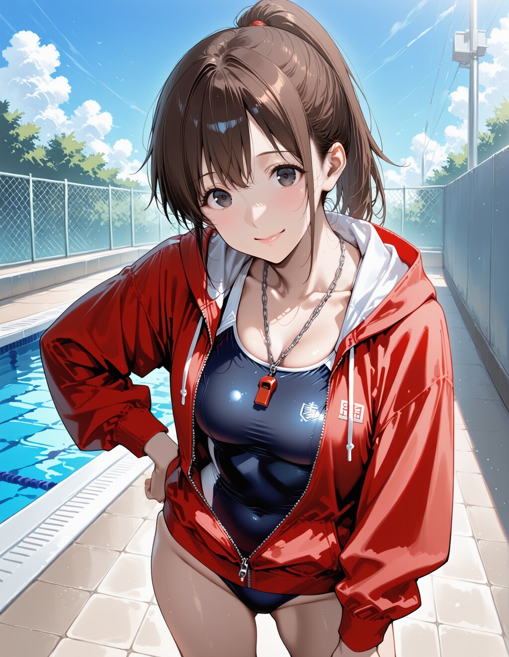 水泳の先生💕