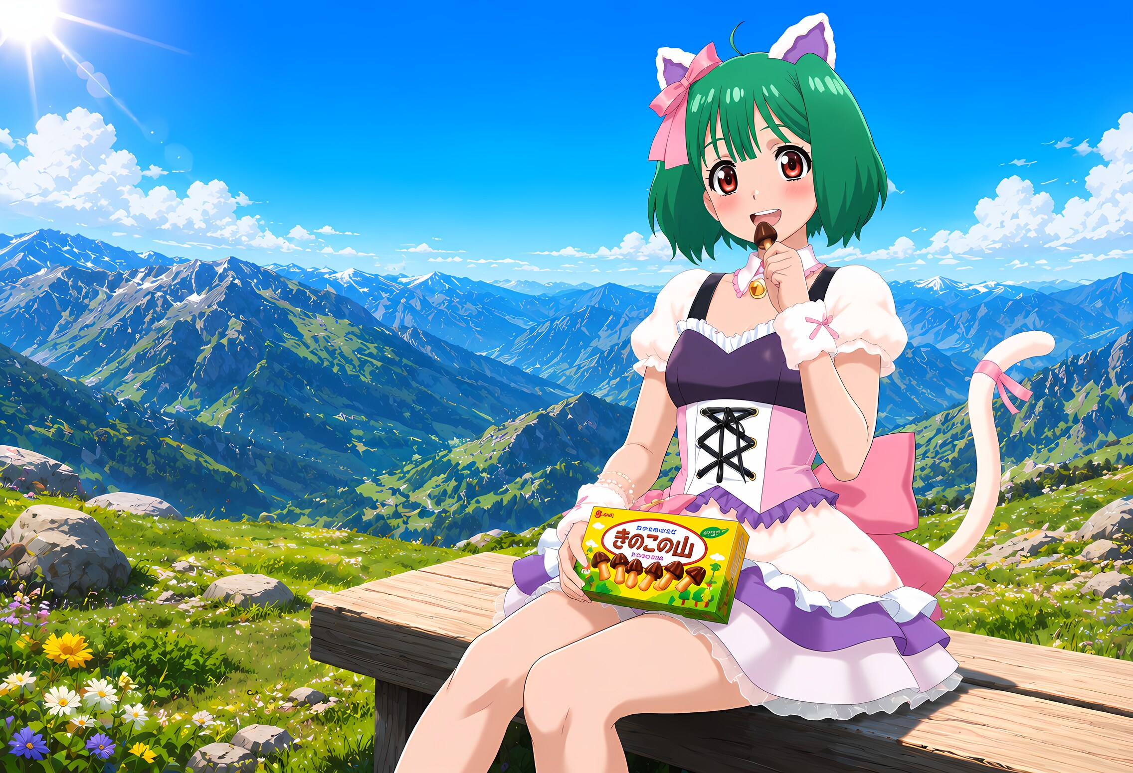 8月11日（山の日、きのこの山の日） | の人気AIイラスト・グラビア