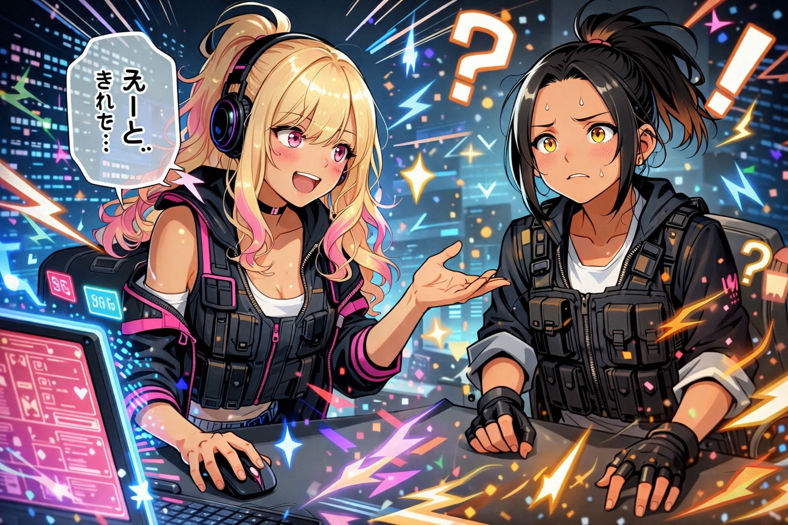 困惑するギャル | の人気AIイラスト・グラビア