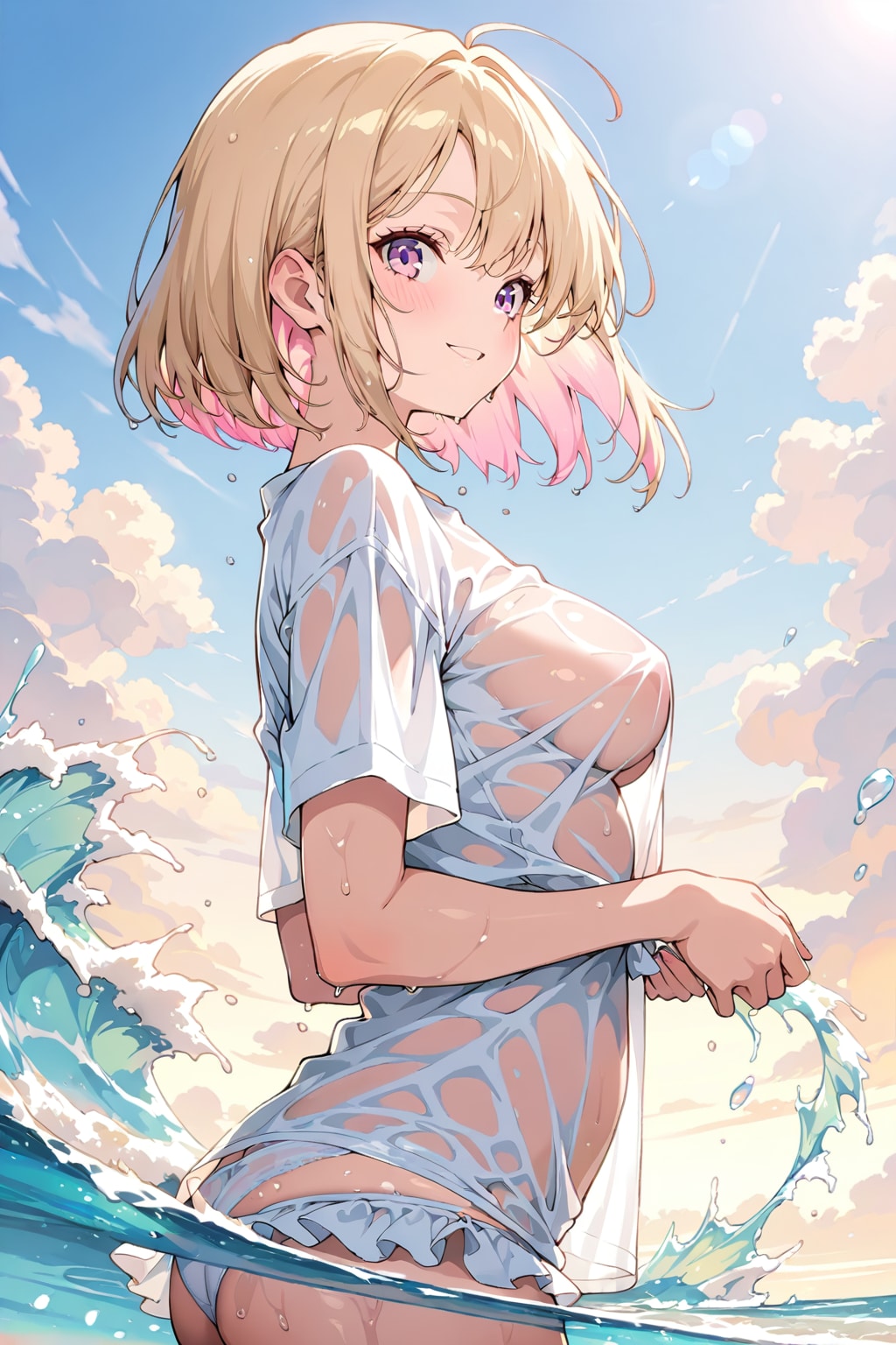 海の香りに