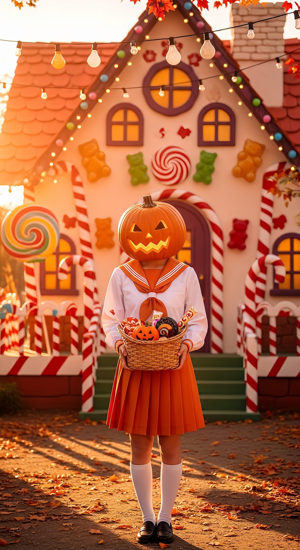 ハロウィンなかぼちゃJK