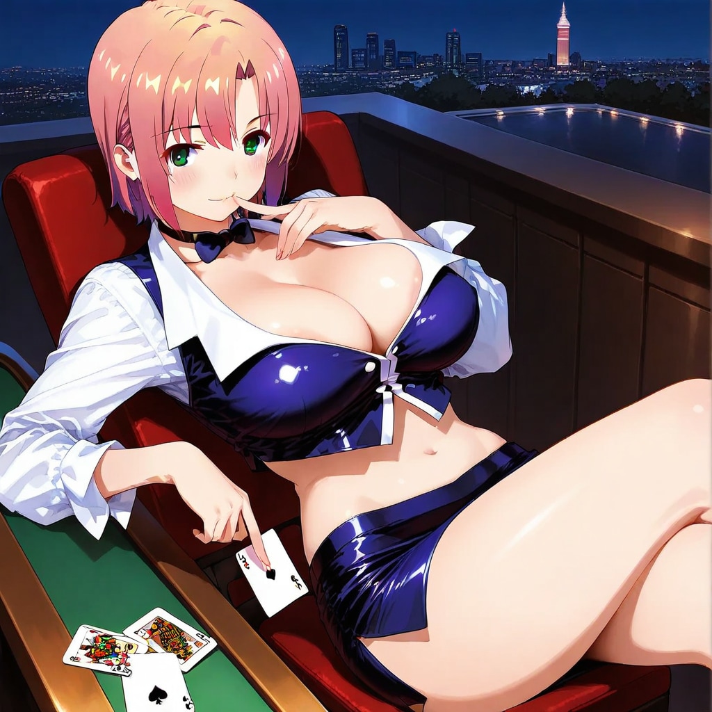恐らく日本のパチンコ好きにとっては一番認知度の高いカジノディーラー美女