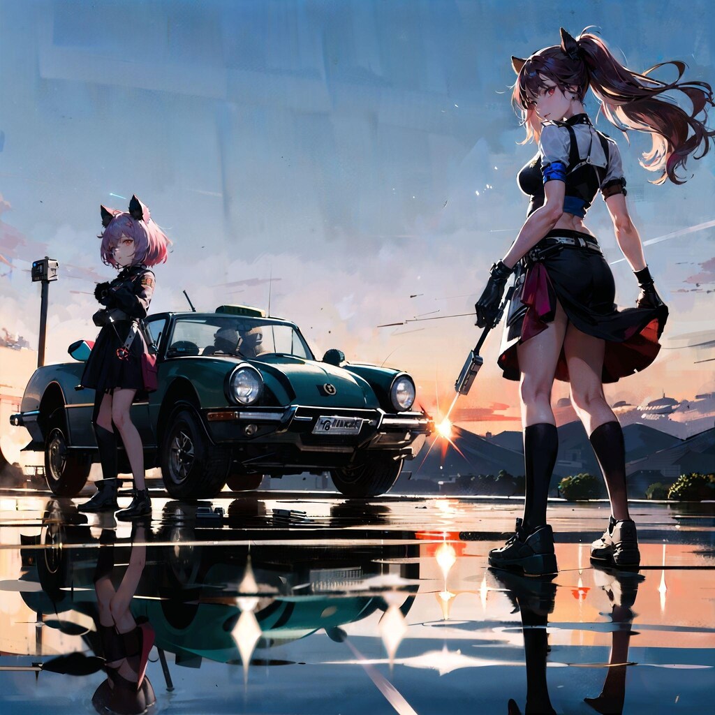 獣耳ロボット娘と銃１５