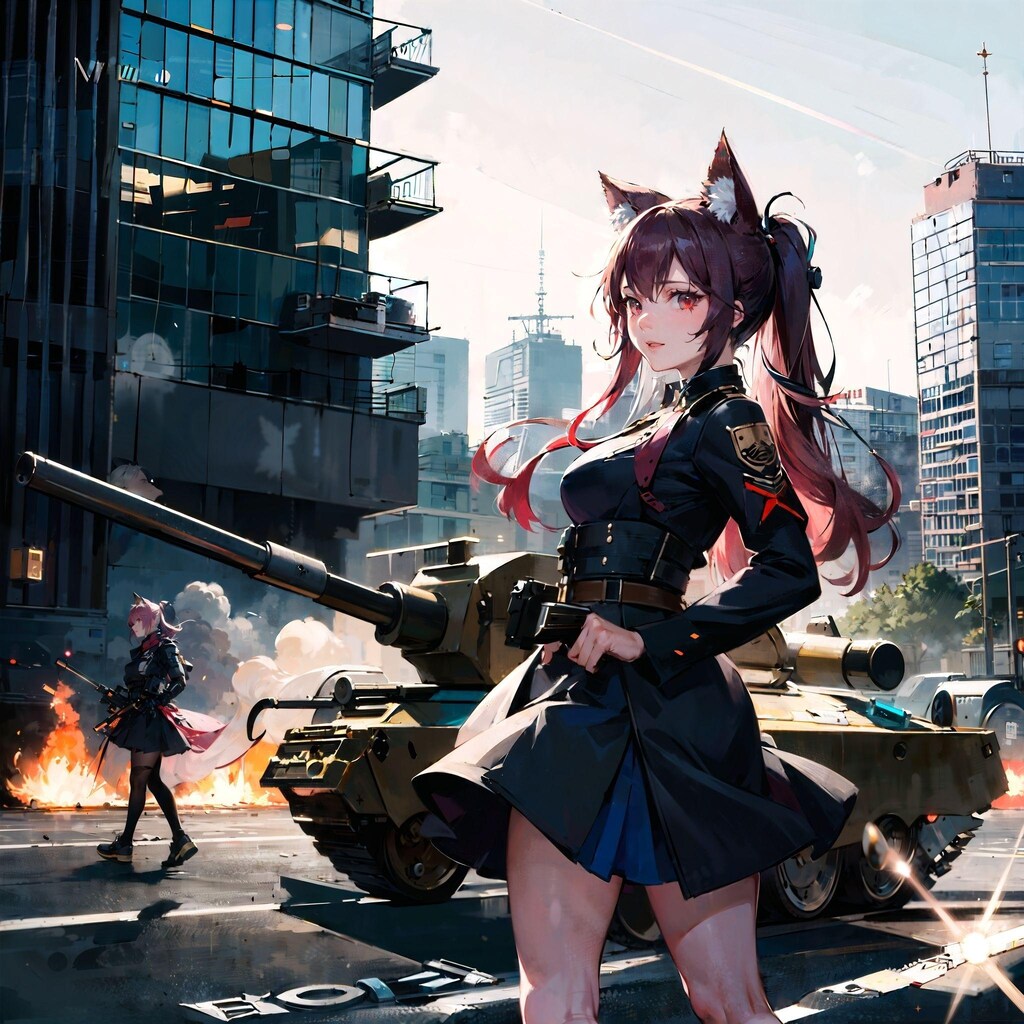 獣耳ロボット娘と銃１５