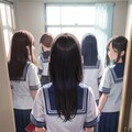 密集する学生 3枚目
