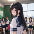 密集する学生 11枚目