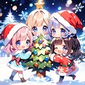 仲良しちゃん達のクリスマス 3枚目