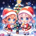 仲良しちゃん達のクリスマス 2枚目