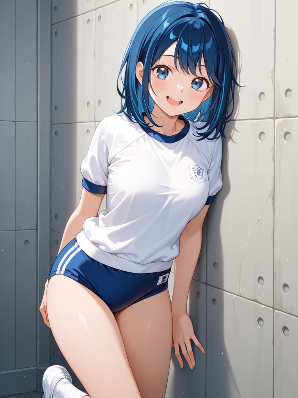 ねぇねぇ見て見て！ブルマ穿いてみたよ！
