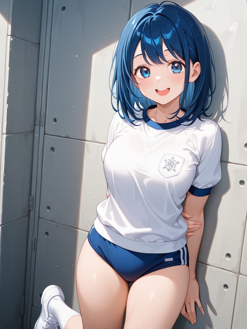 ねぇねぇ見て見て！ブルマ穿いてみたよ！