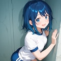 ねぇねぇ見て見て！ブルマ穿いてみたよ！ 8枚目