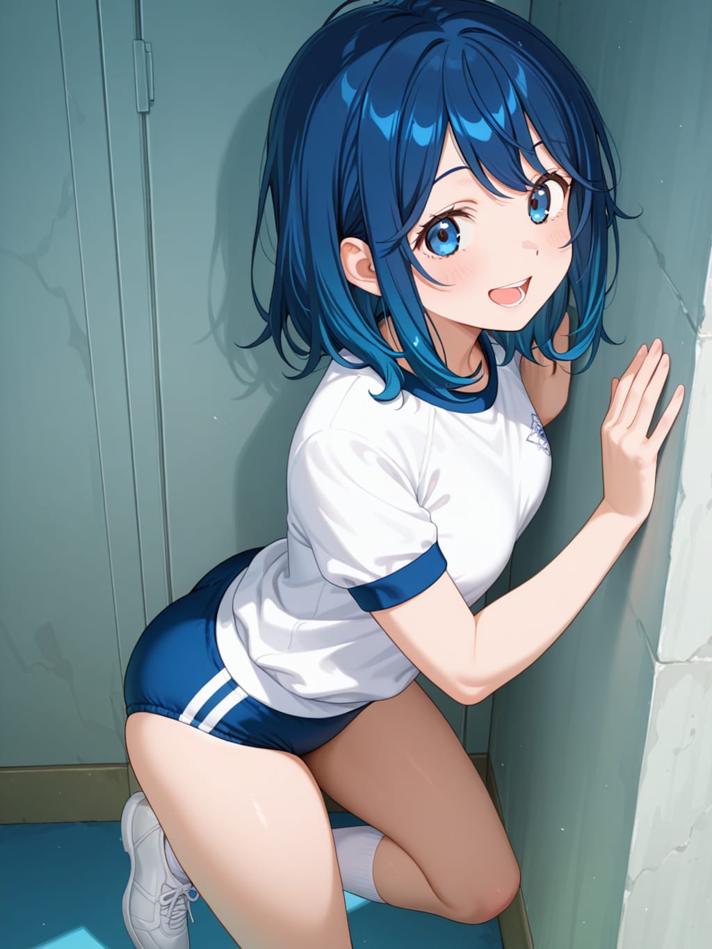 ねぇねぇ見て見て！ブルマ穿いてみたよ！
