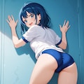 ねぇねぇ見て見て！ブルマ穿いてみたよ！ 5枚目