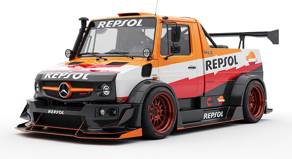 レプソルベンツウニモグレーシングカー
