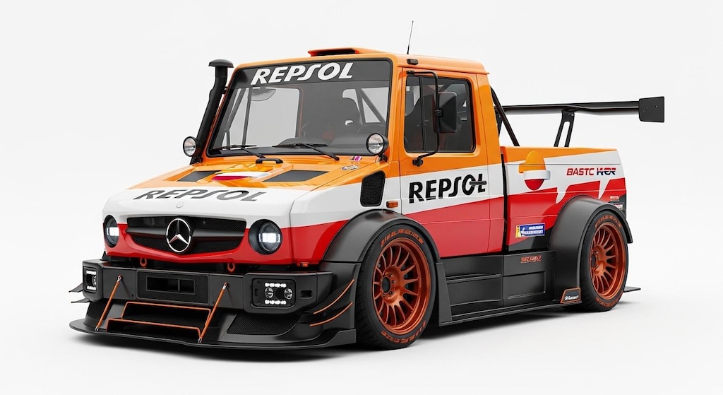 レプソルベンツウニモグレーシングカー
