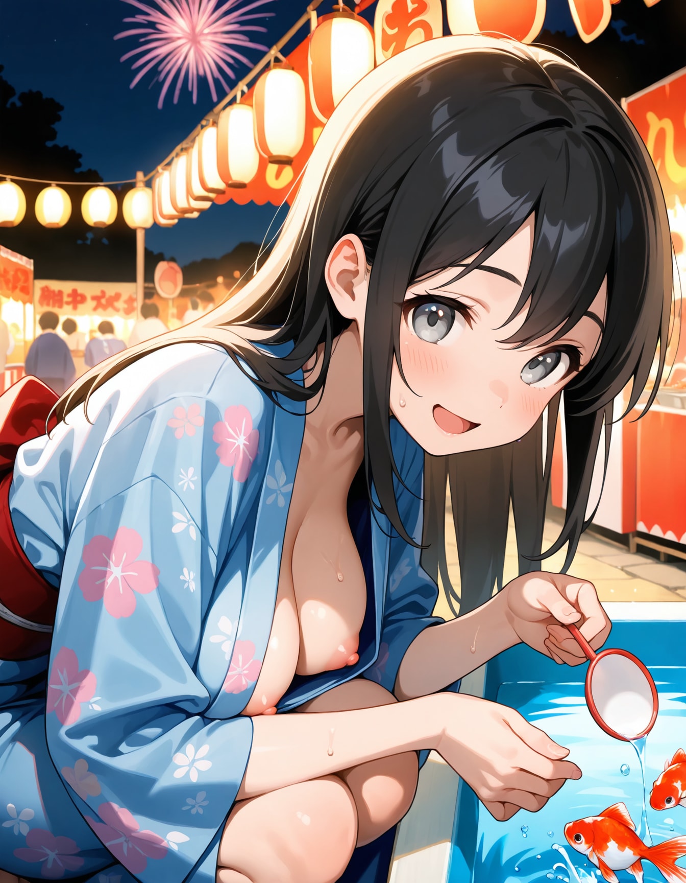逃げちゃったー