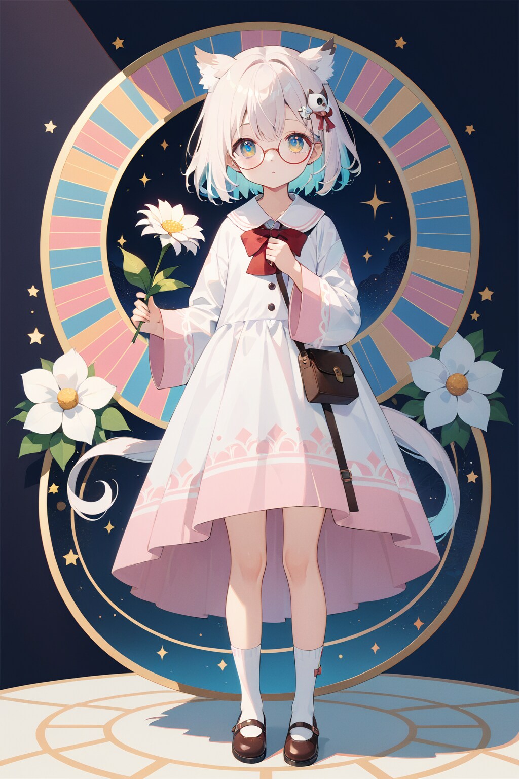 花とミミズク