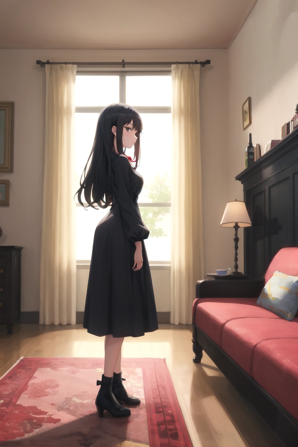 #V4B 黒髪の美少女
