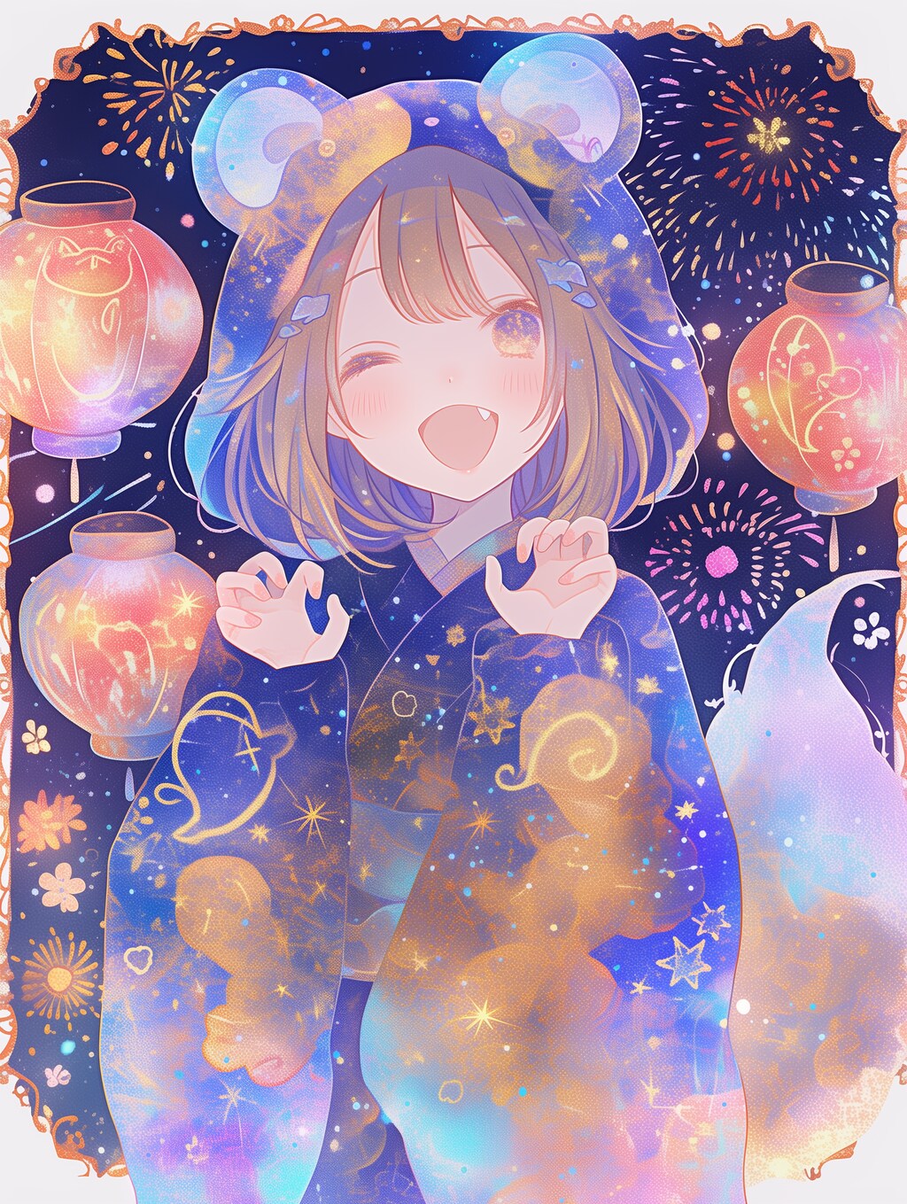 もふもふ花火大会