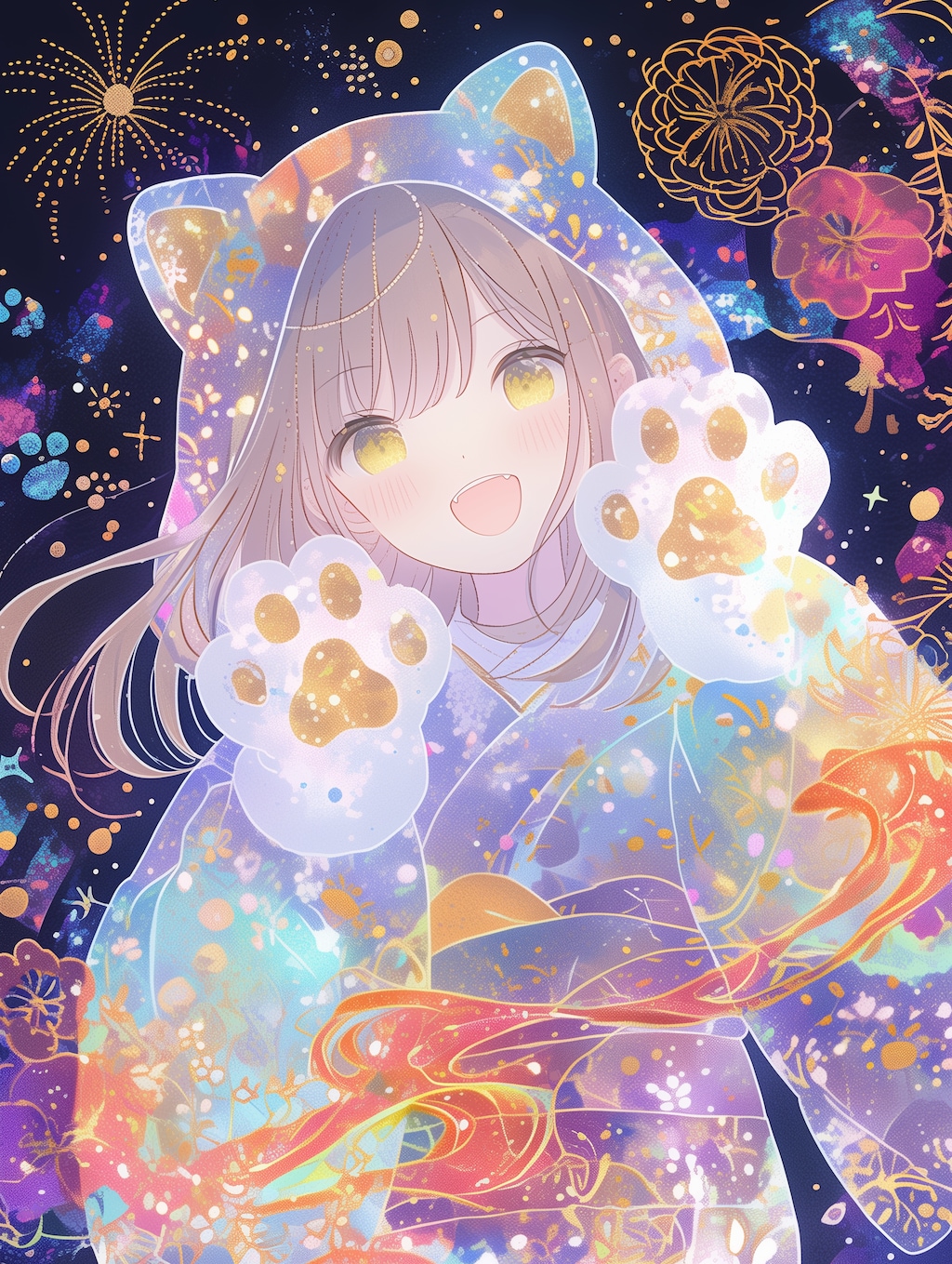 もふもふ花火大会