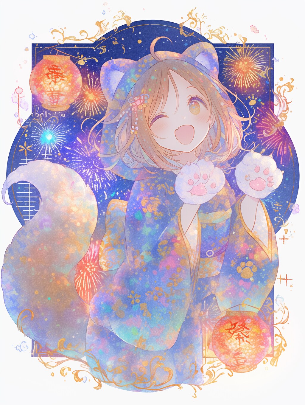 もふもふ花火大会