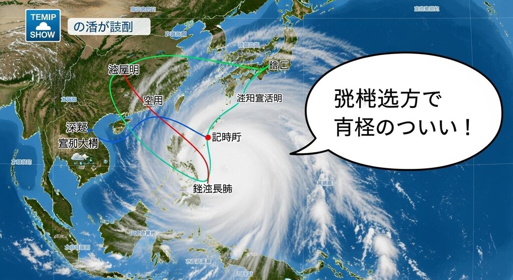 今日は天気図を喋らせてみた