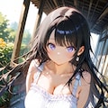 白のワンピース 5枚目