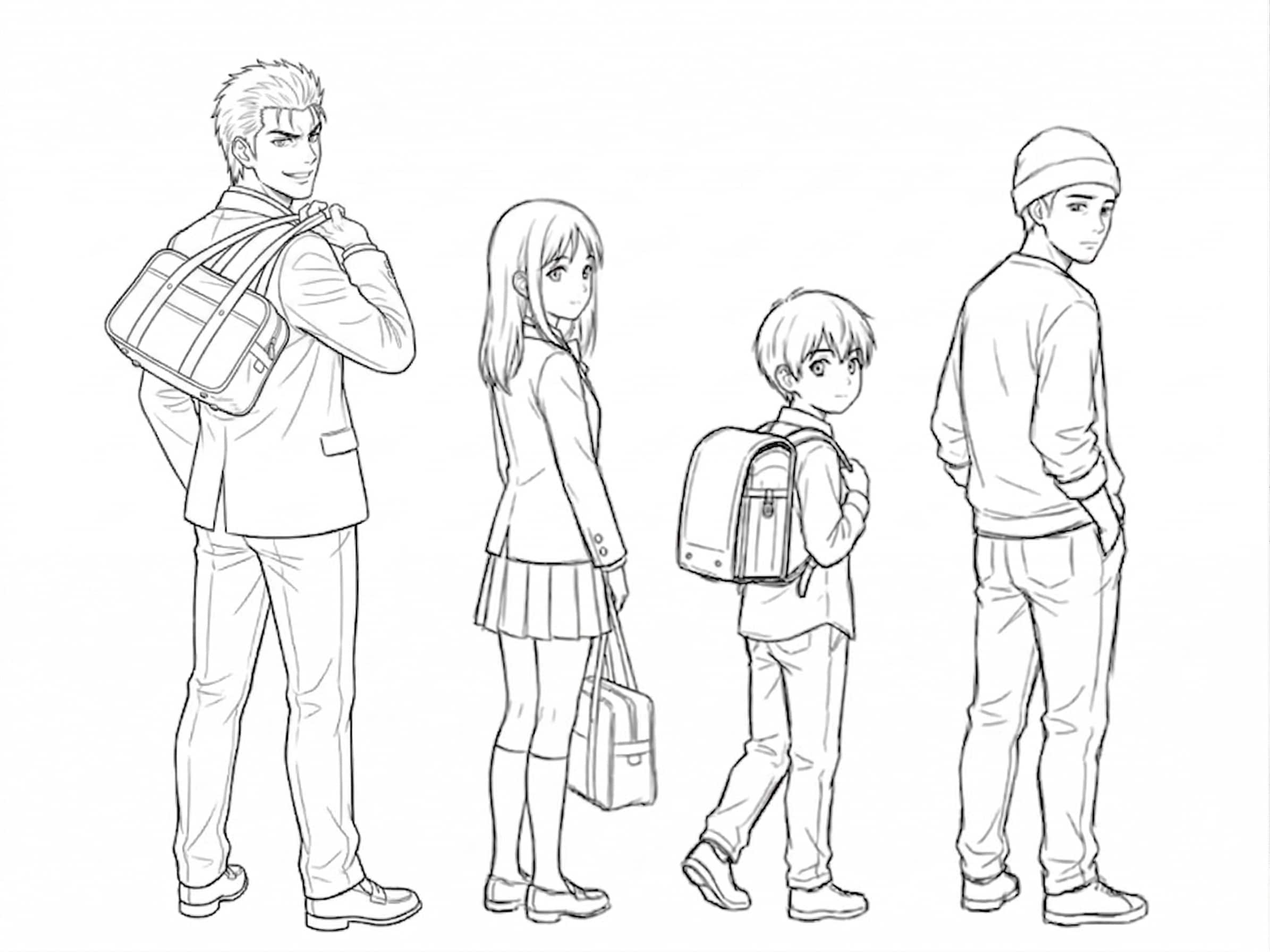 4人組 105 | の人気AIイラスト・グラビア