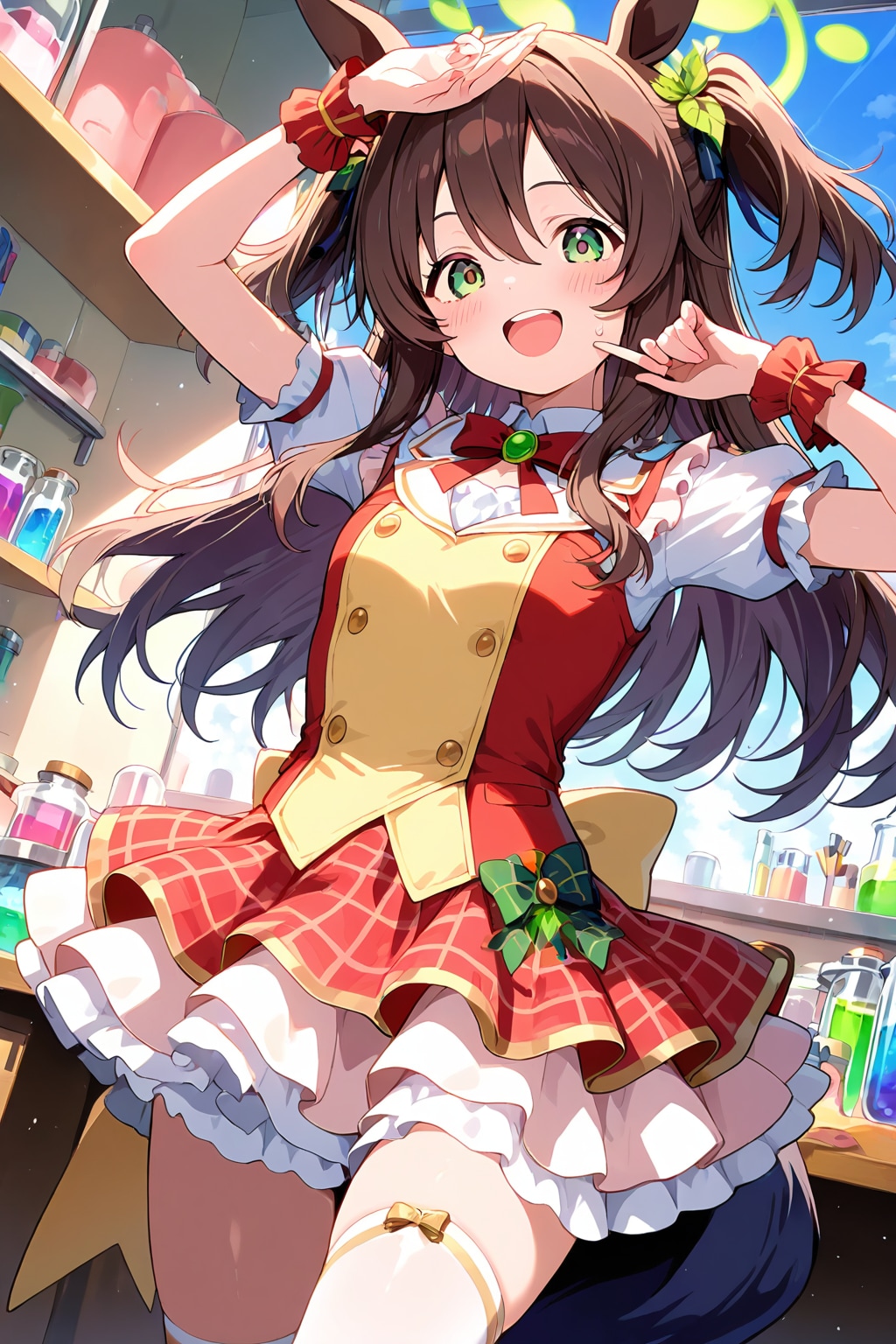 今日も新しい薬の研究よ