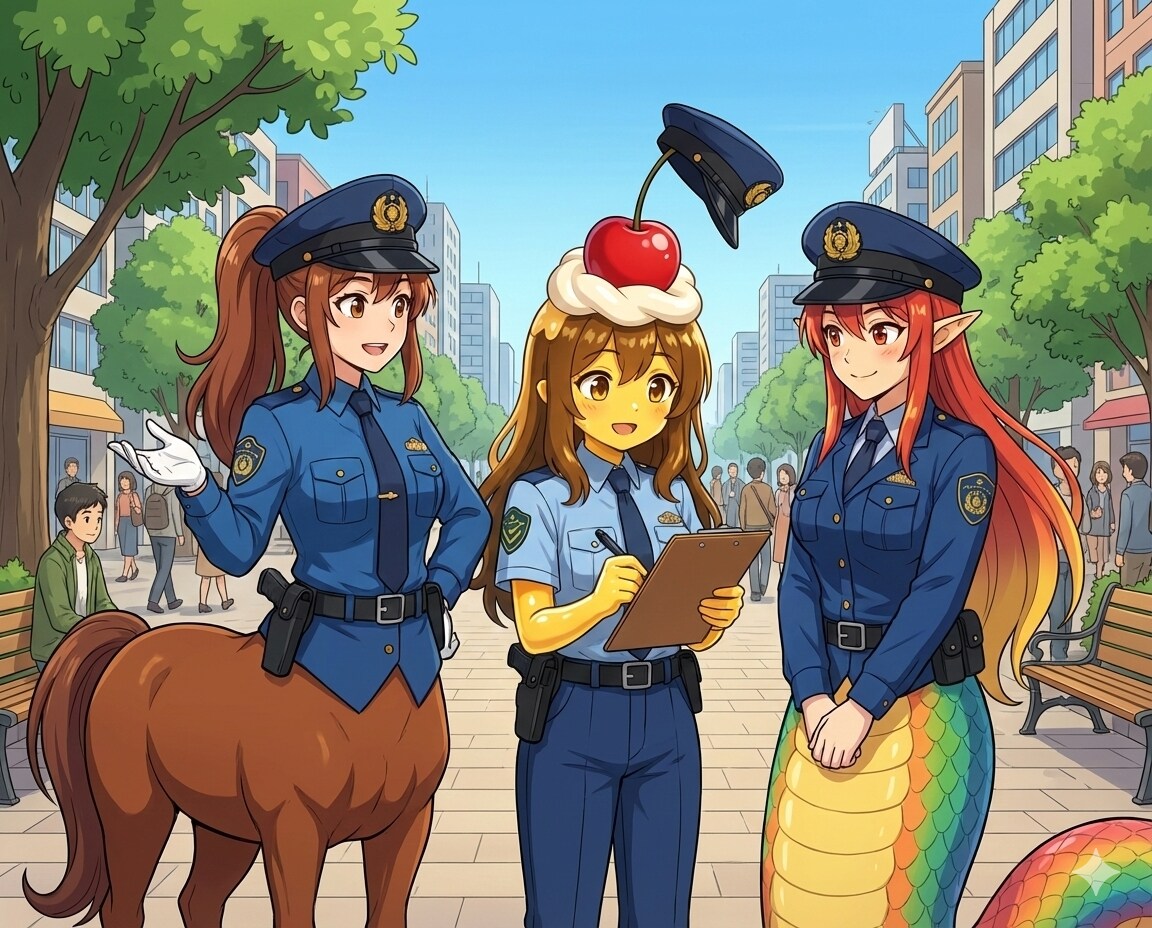 現代ファンタジーのお巡りさん達