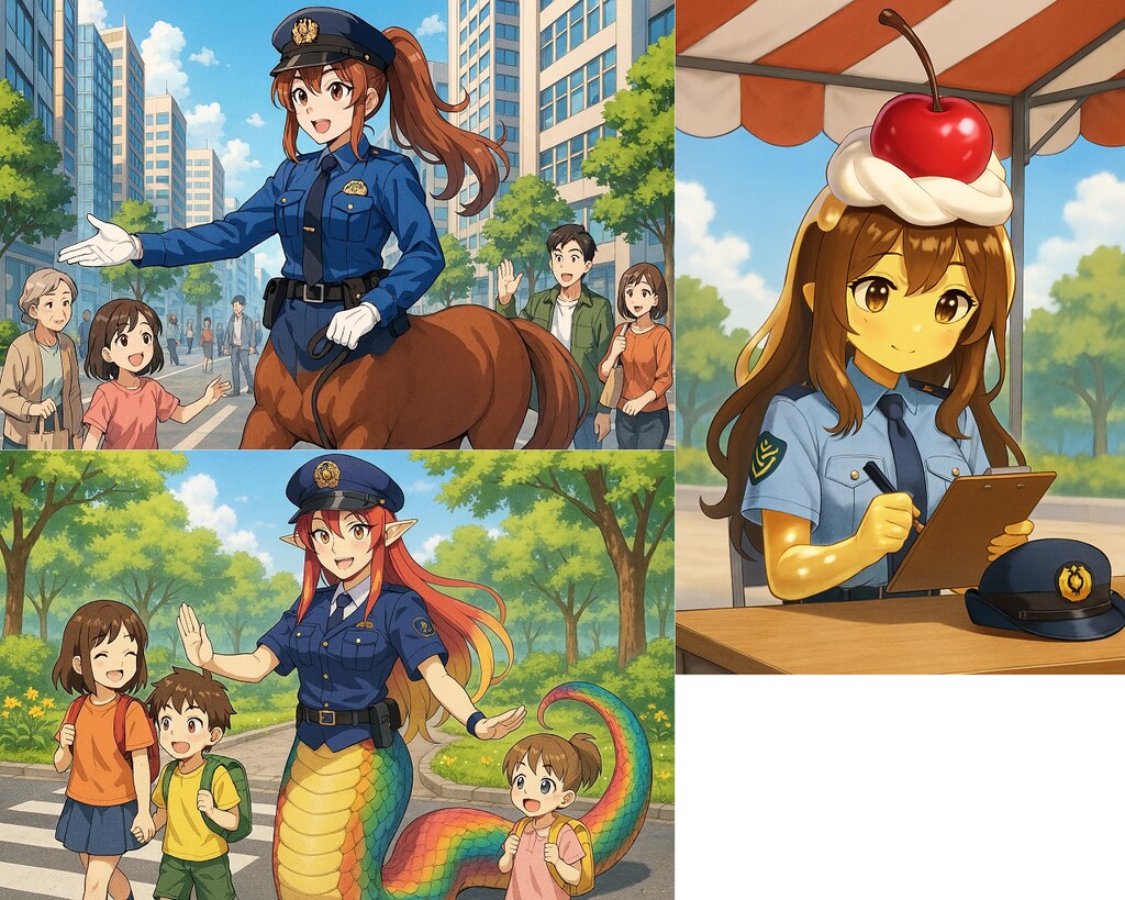 現代ファンタジーのお巡りさん達