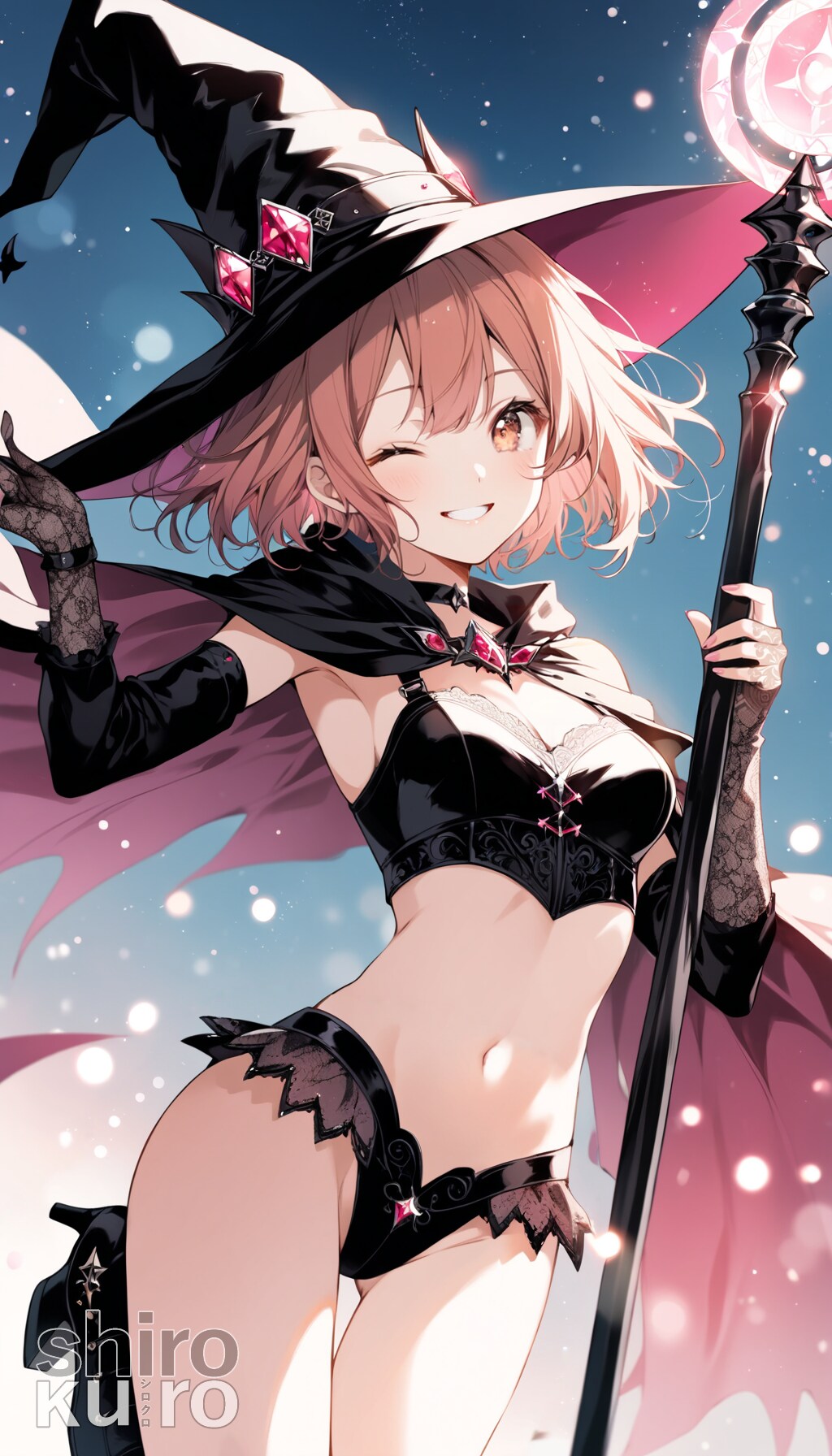 宵闇に舞う魔法少女