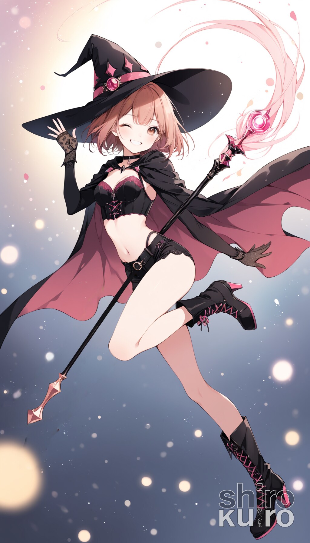 宵闇に舞う魔法少女