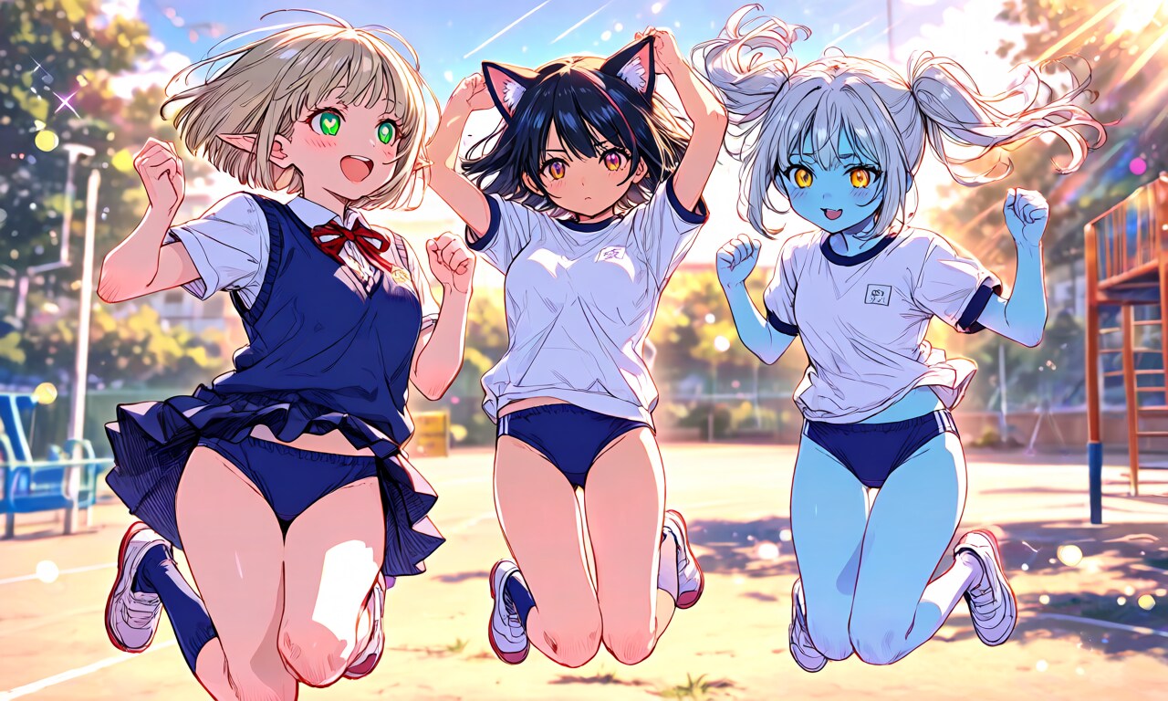 左は絶対アホの子