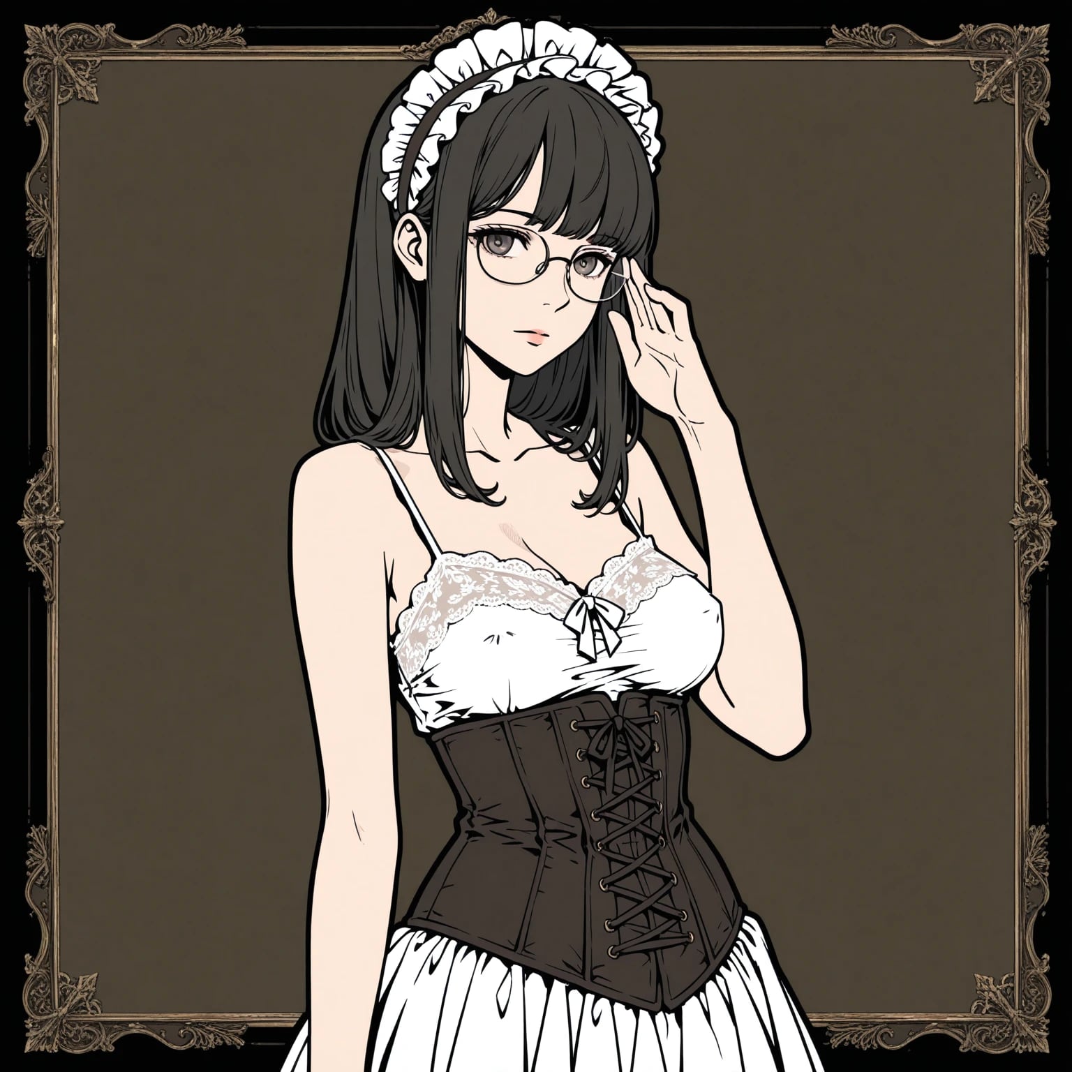 メイドさんとシュミーズ
