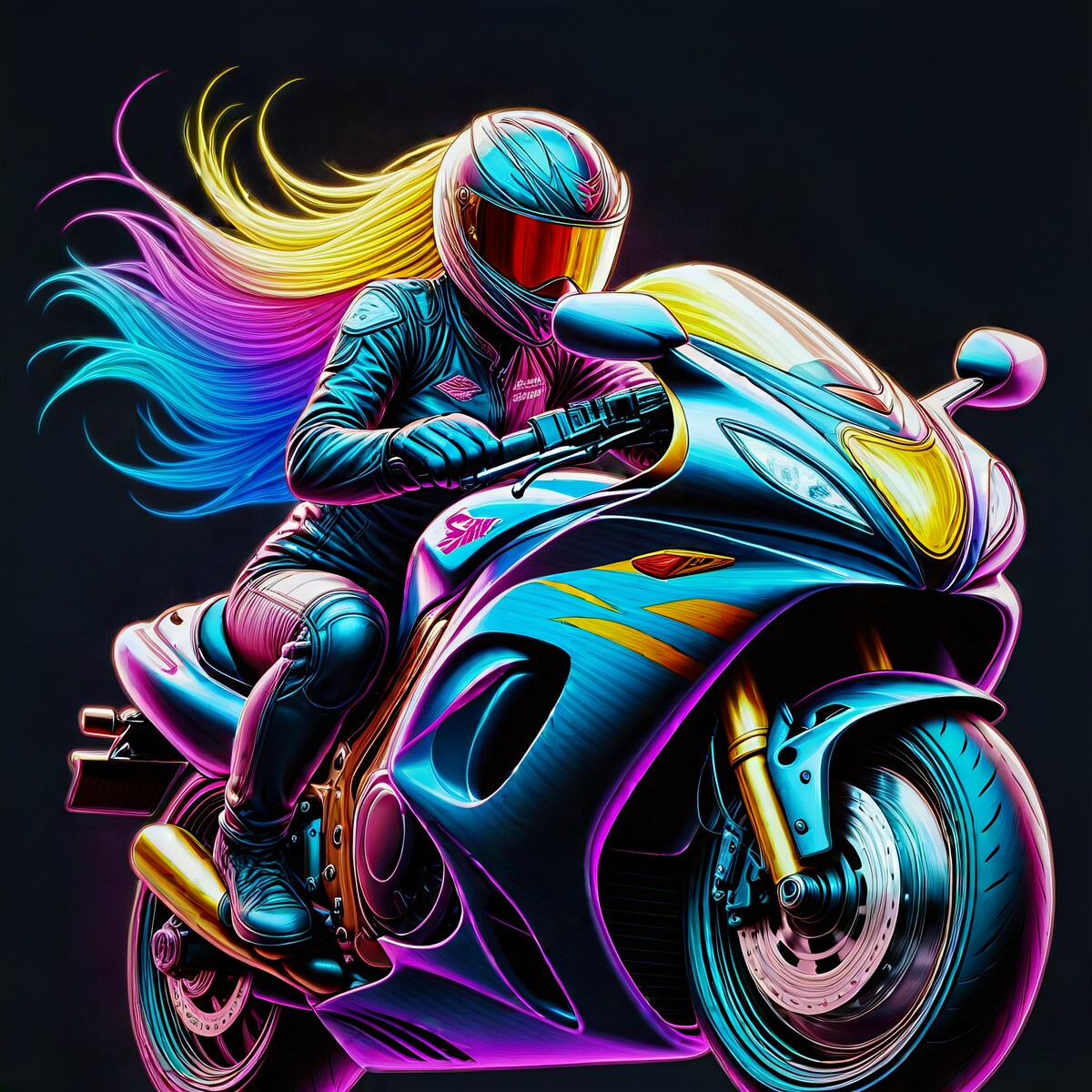 女性ライダー | の人気AIイラスト・グラビア