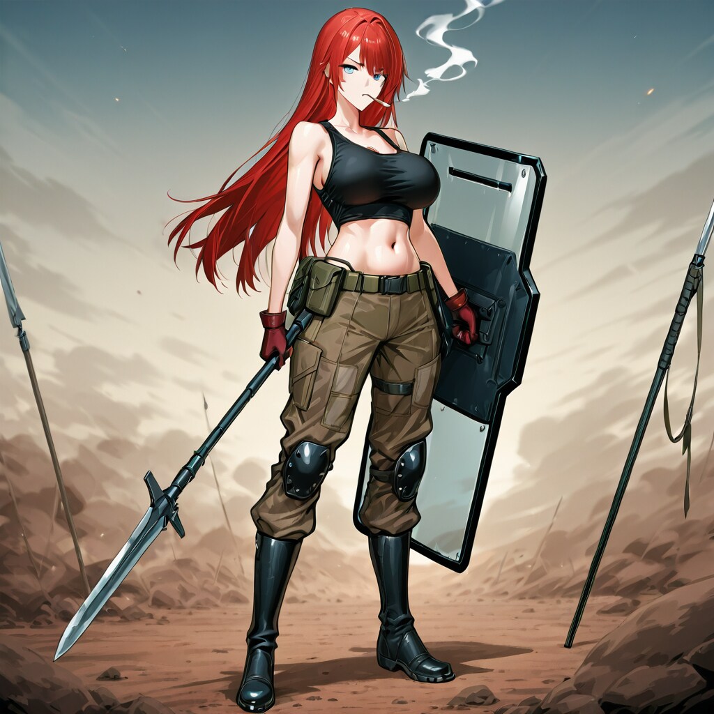 荒野の女兵士