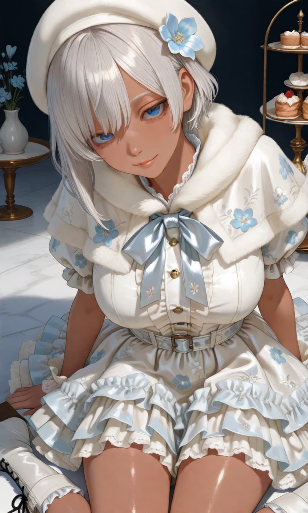 褐色ガーリーなルミさん