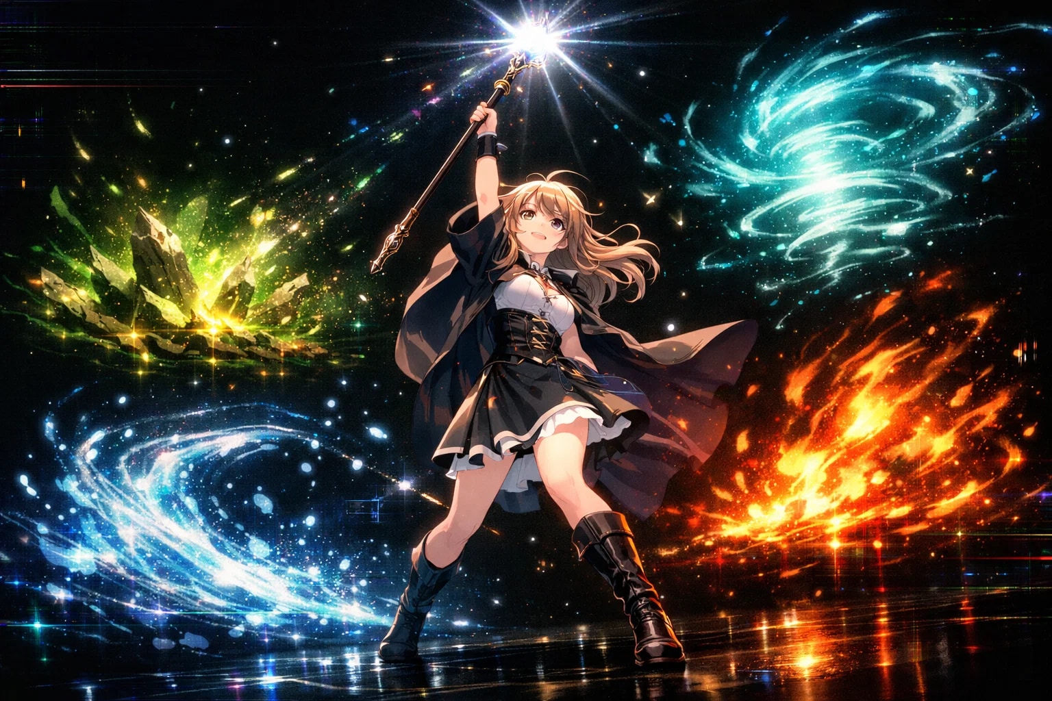 複合 | の人気AIイラスト・グラビア