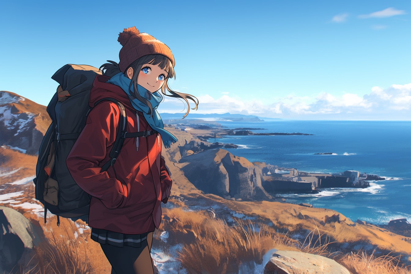 旅する少女01 | の人気AIイラスト・グラビア