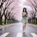 雨桜 3枚目