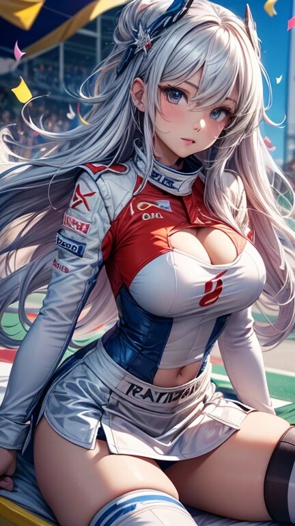 ミニスカレースクイーン | の人気AIイラスト・グラビア