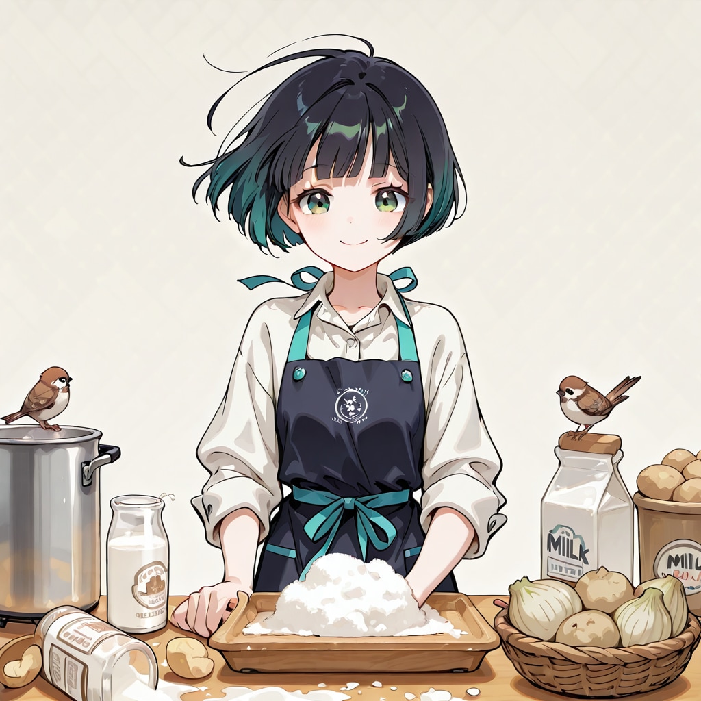 料理を作る娘 | の人気AIイラスト・グラビア