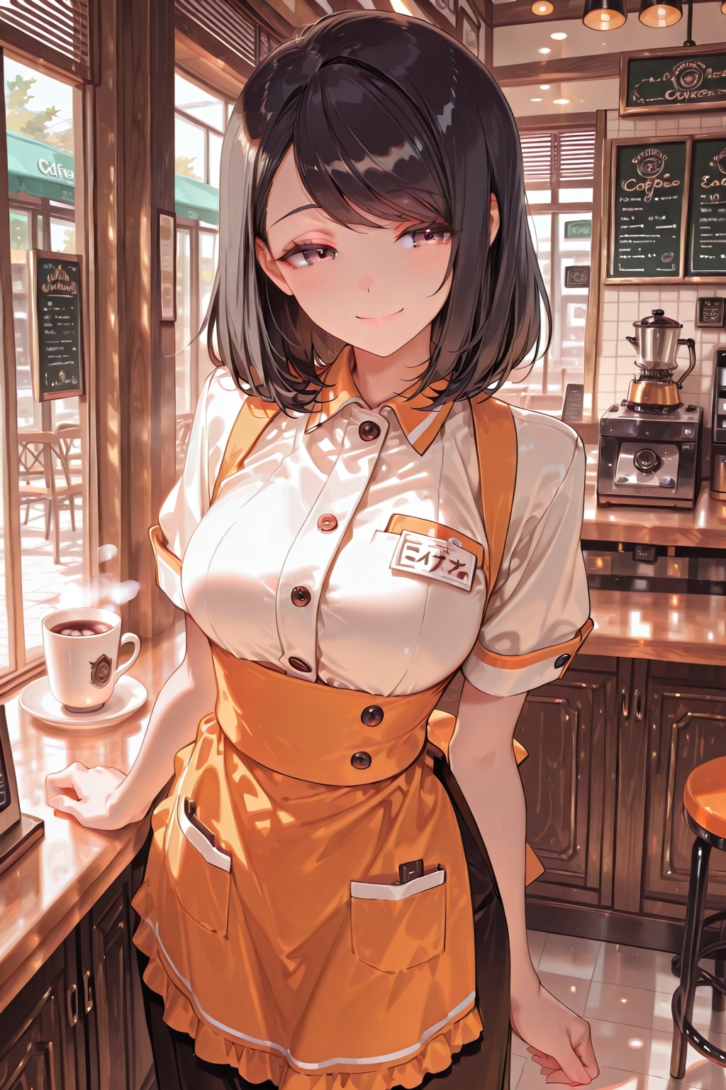 COFFEEでコーヒーショップ店員